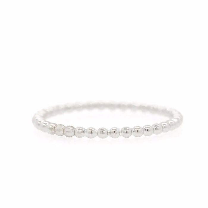 Gold Bead Band- White Gold
